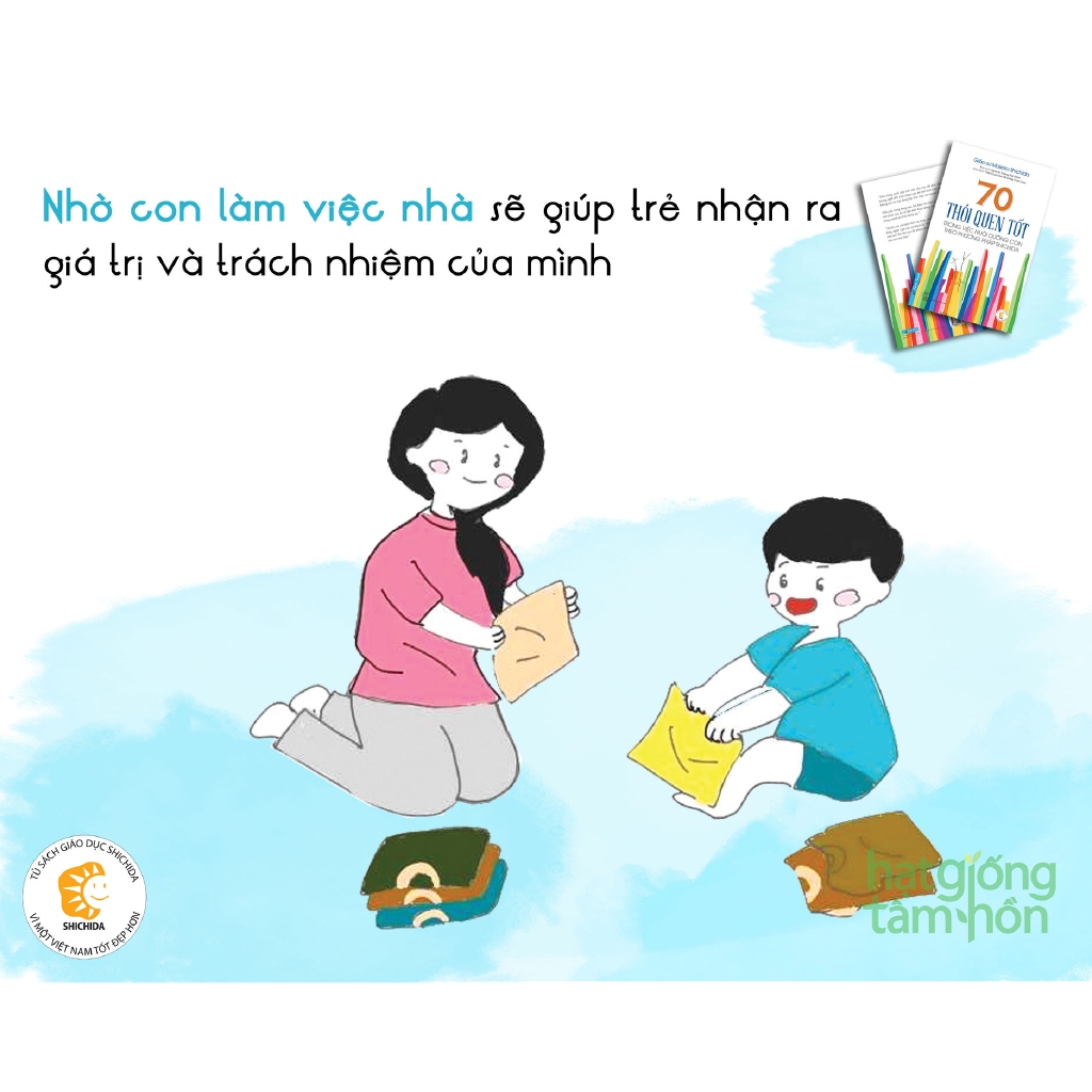 Sách - 70 Thói Quen Tốt Trong Việc Dưỡng Con Theo Phương Pháp Shichida