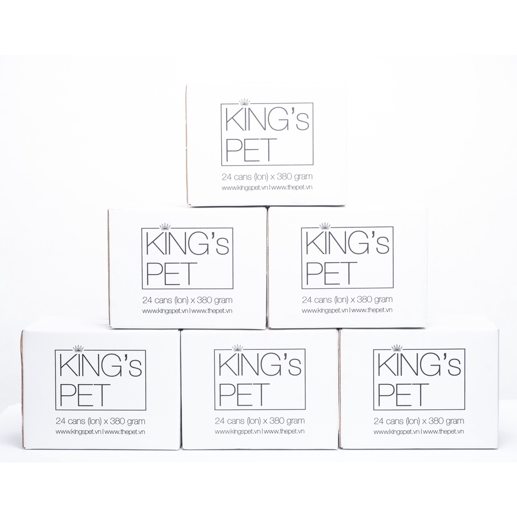 1 THÙNG 24 LON KING PET 380GR