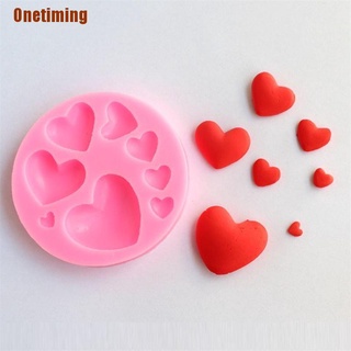 Khuôn Silicone Tạo Hình Làm Bánh Kẹo Hình Trái Tim