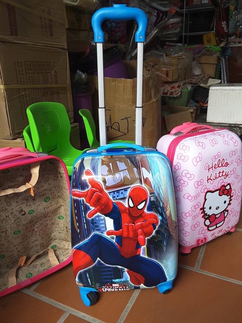 Vali kéo du lịch cho bé (nhiều mẫu Elsa, Kitty, Người nhện,...)