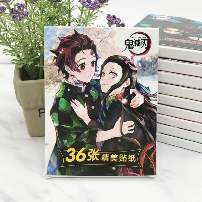 Bộ nhãn dán hình nhân vật anime ngẫu nhiên kiểu dáng sáng tạo