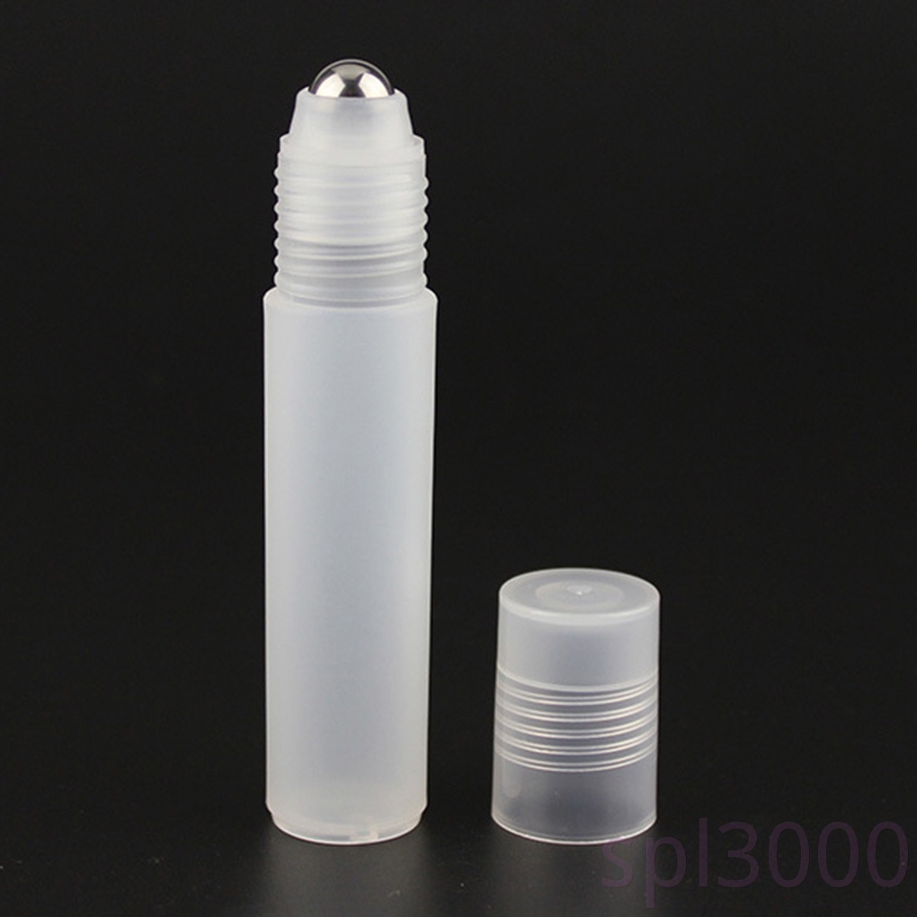Set 4 chai rỗng trong suốt đựng tinh dầu có đầu lăn tiện dụng