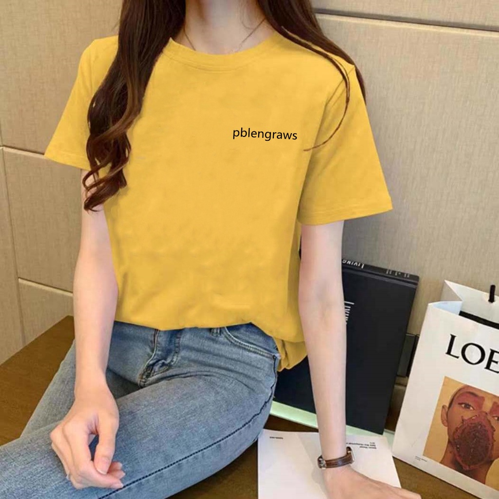 Korean version of loose fashion print trend short-sleeved T-shirt woman