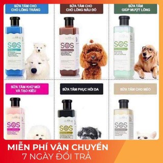 [Xả hàng mùa đông] Sữa tắm chó mèo sos 530ml