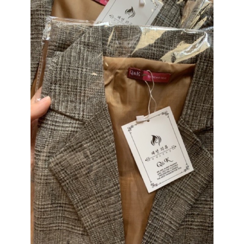 [CLIP- CÓ SẴN] ÁO BLAZER DẠ HÀN QUỐC XINH XẮN