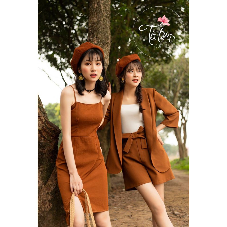Tà Tưa Clothes Set Áo vest nâu, phối quần | BigBuy360 - bigbuy360.vn