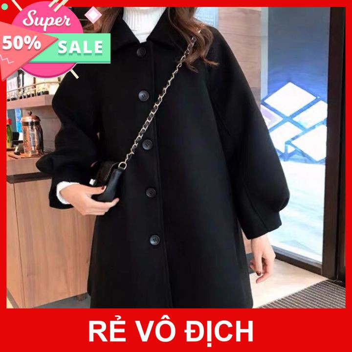 Áo dạ hàn quốc thu đông cao cấp, áo khoác dạ nữ 2 lớp với thiết kế sang trọng lịch sự
