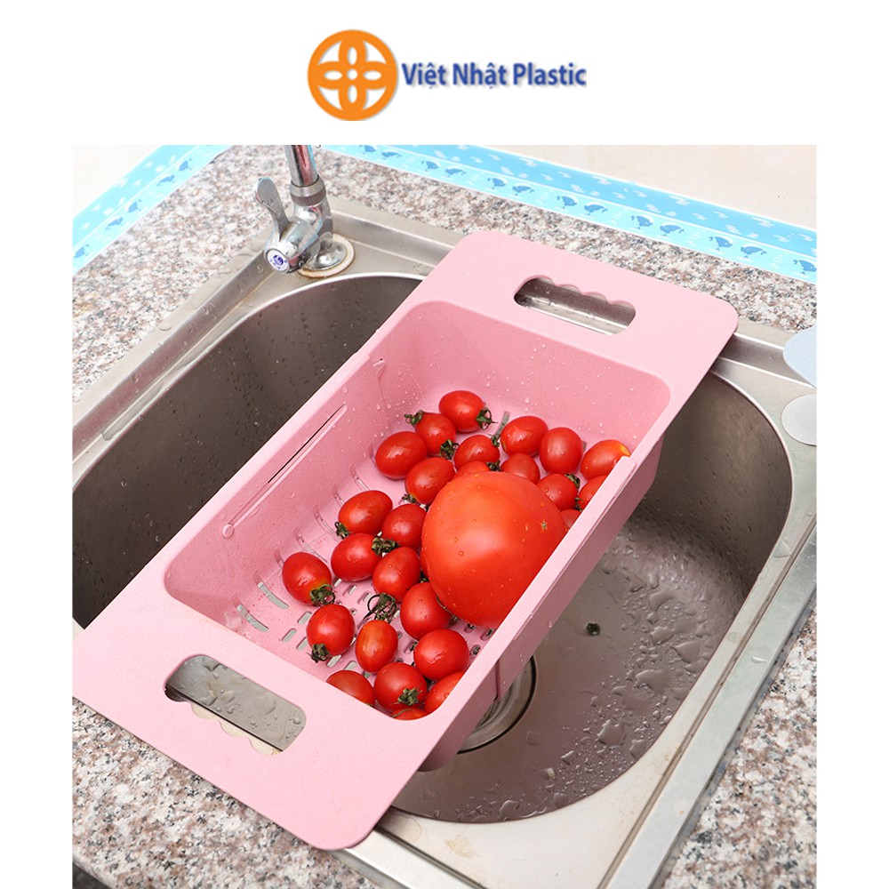 Khay nhựa gác bồn rửa chén điều chỉnh kích thước Việt Nhật Plastic