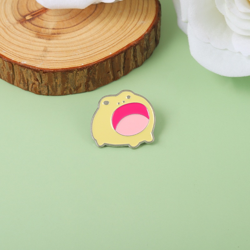 Trâm Cài Áo Hình Chú Ếch Miệng To Sáng Tạo