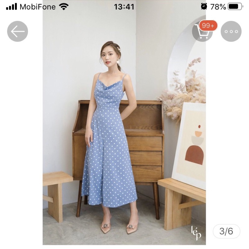 Jump lép sz M newtag chấm bi xanh
