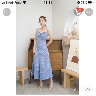 Jump lép sz M newtag chấm bi xanh
