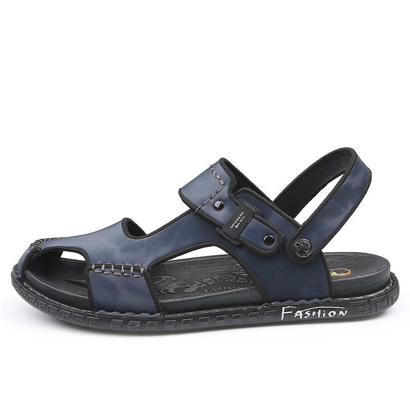 Dép Sandal YOZOH Bằng PU Chất Lượng Cao Cho Nam Size 38-44