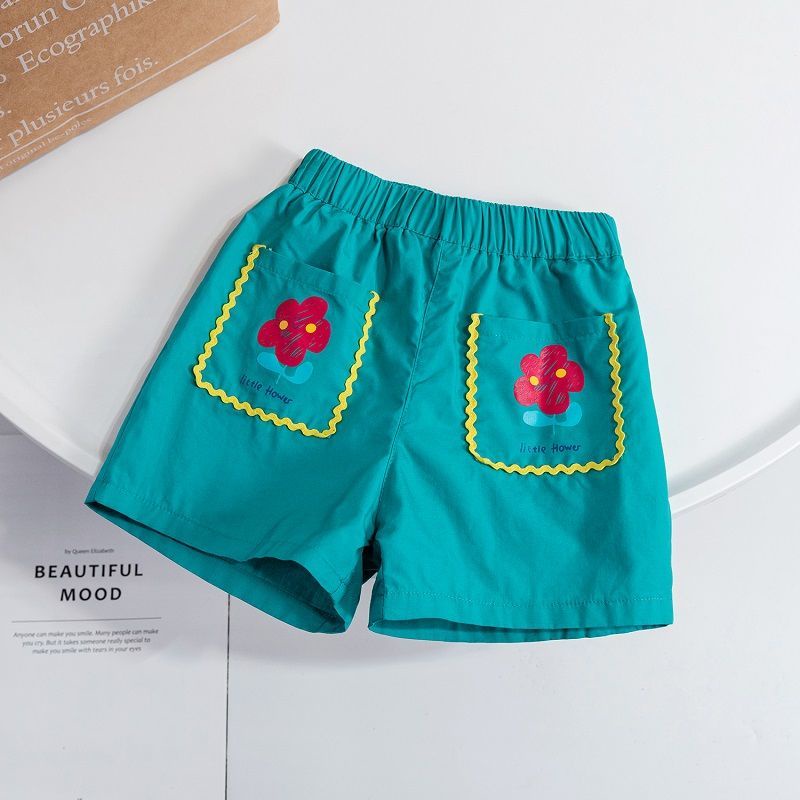 [Babycat] Hàng Có Sẵn Quần Short Nhỏ Phong Cách Hàn Quốc Nhật Bản Thời Trang Mùa Hè Dễ Phối Đồ In Hình Hoạt Hình Phong Cách Phương Tây Dành Cho Trẻ Em Mặc Ngoài Trời
