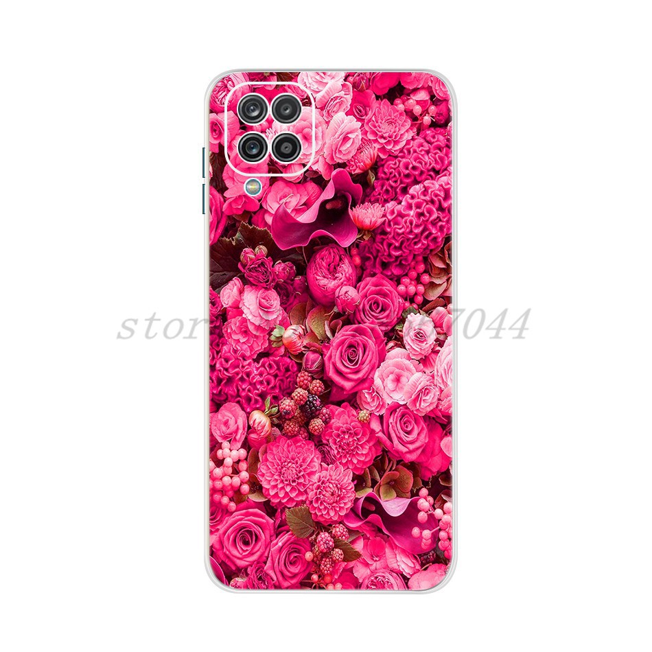 Ốp điện thoại silicon TPU mềm in họa tiết thời trang cho Samsung Galaxy A12