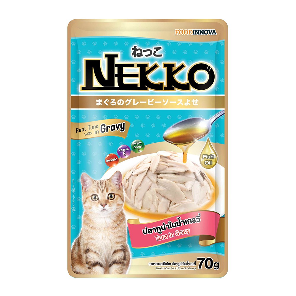 Pate Nekko cho mèo vị cá ngừ - dạng sốt( 70g )