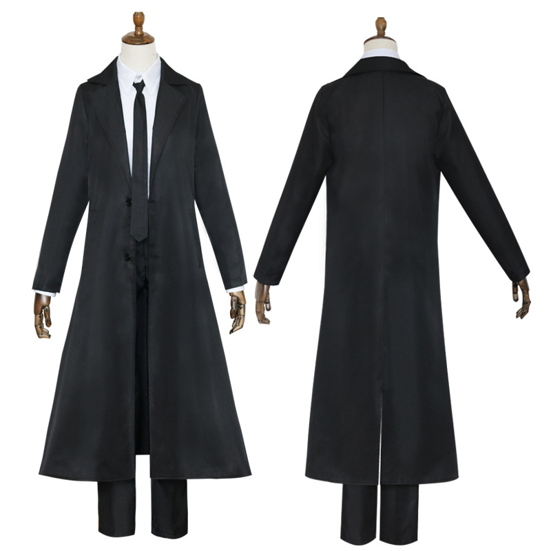 Trang phục áo kiểu tay dài quần dài và áo khoác dài cosplay nhân vật Makima - Chainsaw Man vào dịp Halloween