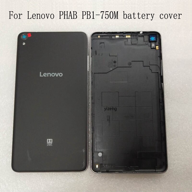 Vỏ Cho Lenovo PHAB 6,98 PB1-750N PB1-750M PB1-750 Ốp điện thoại Pin Có Nút Âm Lượng Nguồn Và Ống Kính
