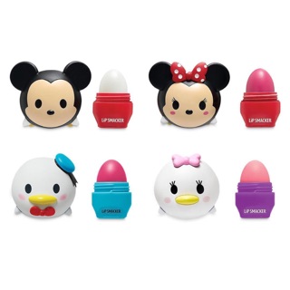 Bộ son dưỡng môi Lipsmacker 4 bé disney tsum tsum