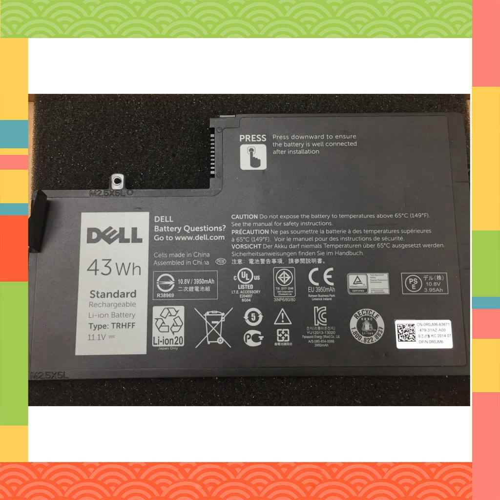 [Xả kho] Pin Laptop DELL 5547 (ZIN 3 CELL) Inspiron 14-5447 15-5545 15-5547 15-5548 Battery For Dell Inspiron 15 5445 54