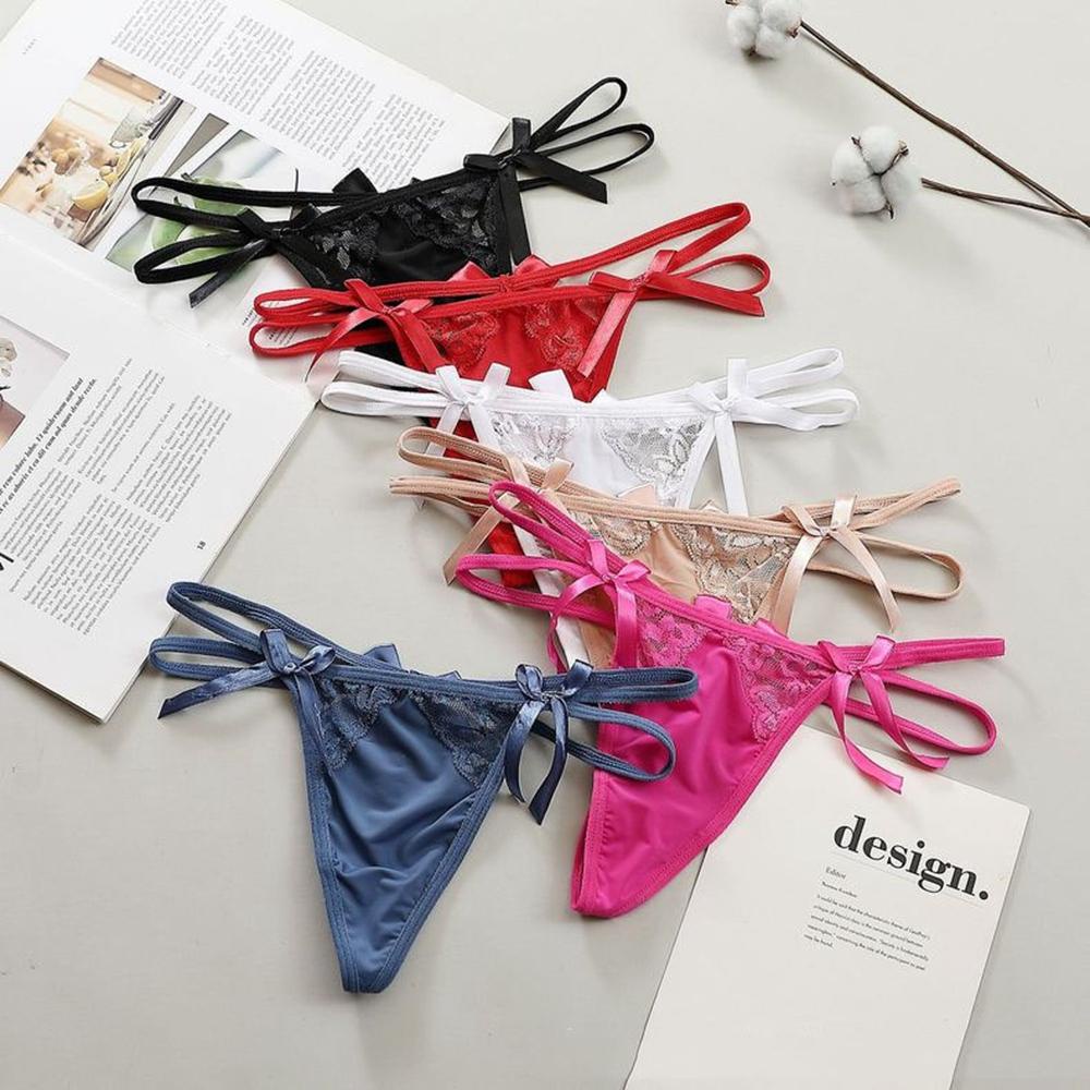 OCEANMAP Quần Lót Nữ G-String Vải Cotton Lưới Nylon Lưng