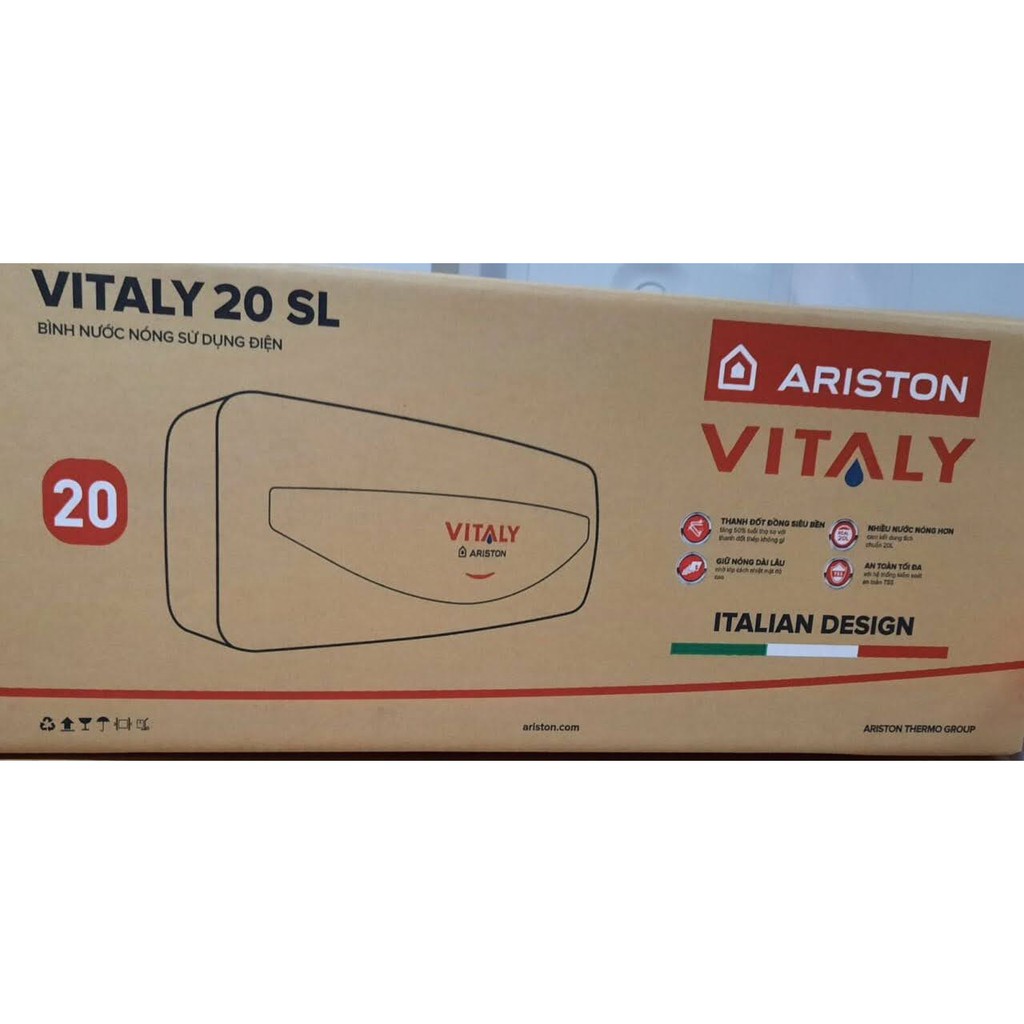 Máy Nước Nóng Gián Tiếp Ariston Vitaly Slim 20L BAO LẮP TẠI TP.HCM