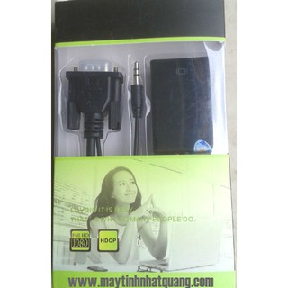 CÁP CHUYỂN ĐỔI VGA + AUDIO SANG HDMI (VGA TO HDMI)