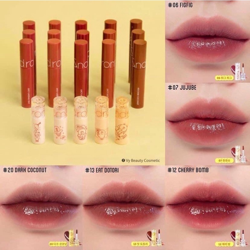 - SON TINT BÓNG ROMAND VỊT SALLY MINI VỎ TRẮNG VÀNG SIÊU CUTE MEONOOW STORE🧸✨