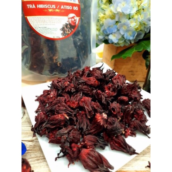 100gr Trà hoa astiso đỏ- Hibicus tặng trà đường mix vị