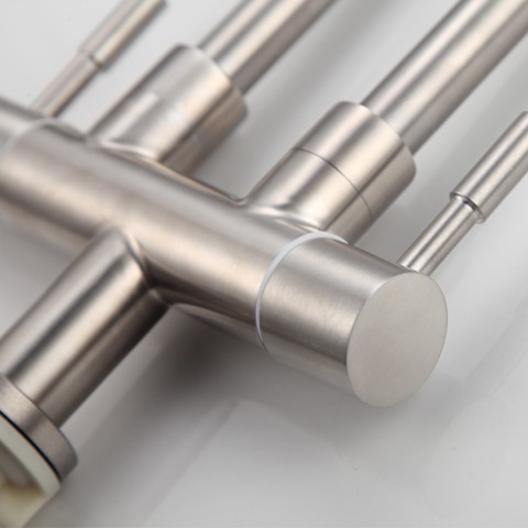 vòi rửa chén đôi inox 304 không gỉ, không chứa pb (Việt Nam),