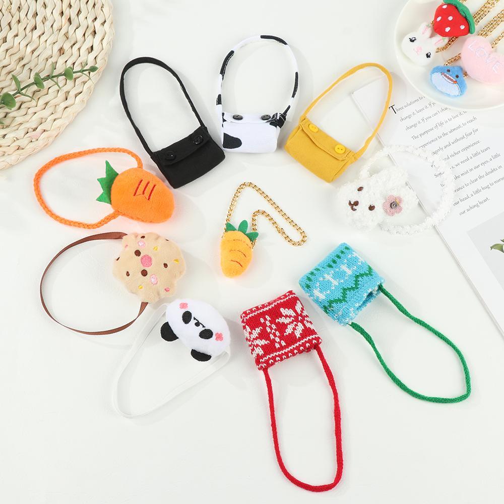 MIHAN1 Túi Đeo Chéo Hình Gấu Trúc / Cà Rốt Nhồi Bông 20CM Đáng Yêu
