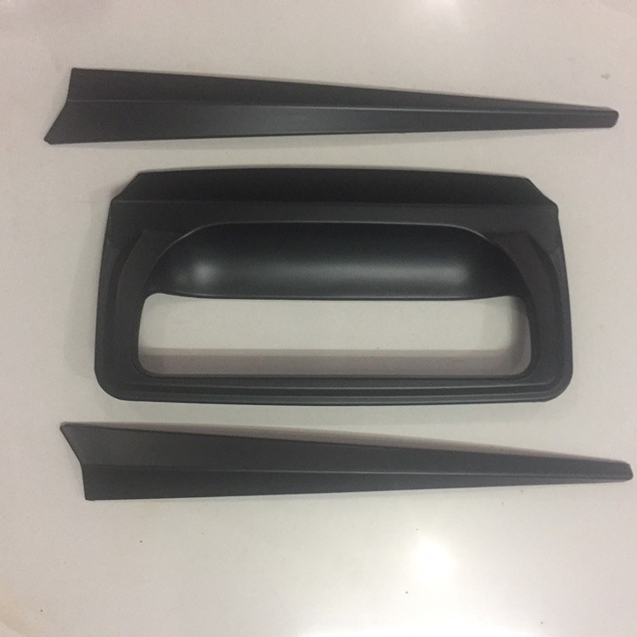Trọn bộ ốp tay cốp và hõm cốp xe Ford ranger 2015-2019, Ốp tay nắm thùng sau Ford Ranger, Ốp hõm cốp đen