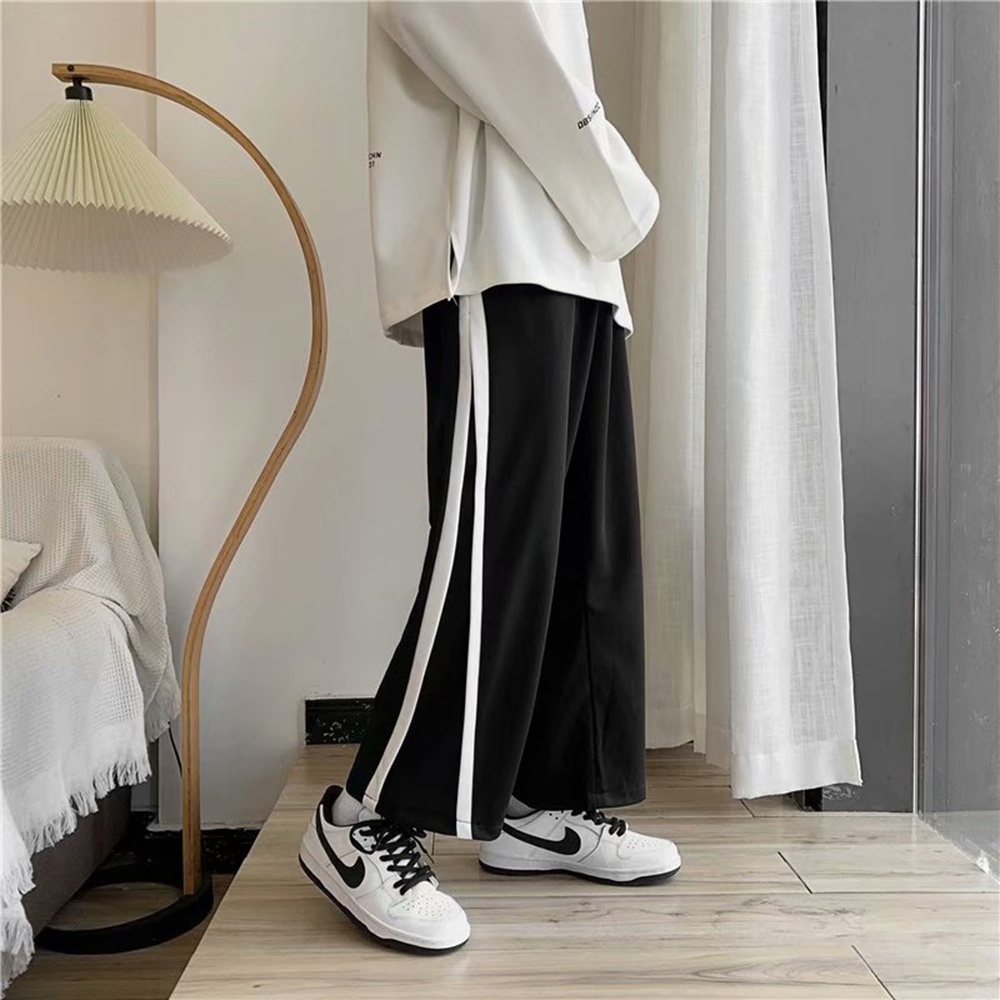 Quần Culottes Ống Rộng Phối Viền Sọc STYLE MARVEN - JOGGER NAM 001C