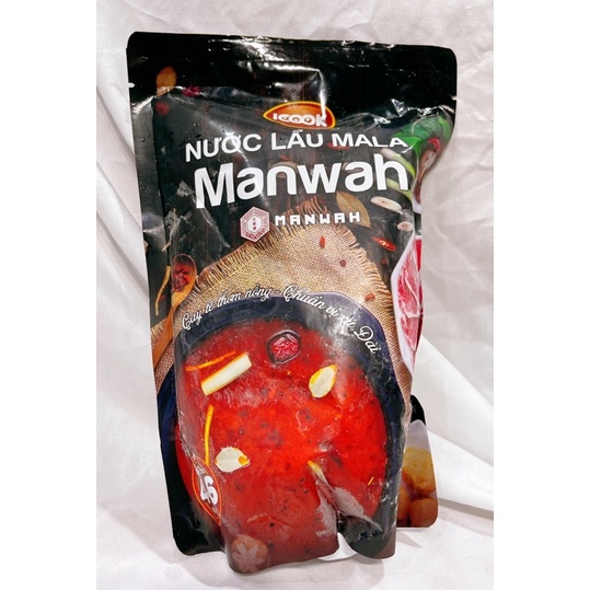 Nước lẩu mala chuẩn Manwah vị cay tê