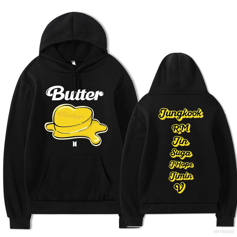Áo hoodie Kpop BTS Butter New 2021 Mới Cỡ Lớn Cho Nam Và Nữ