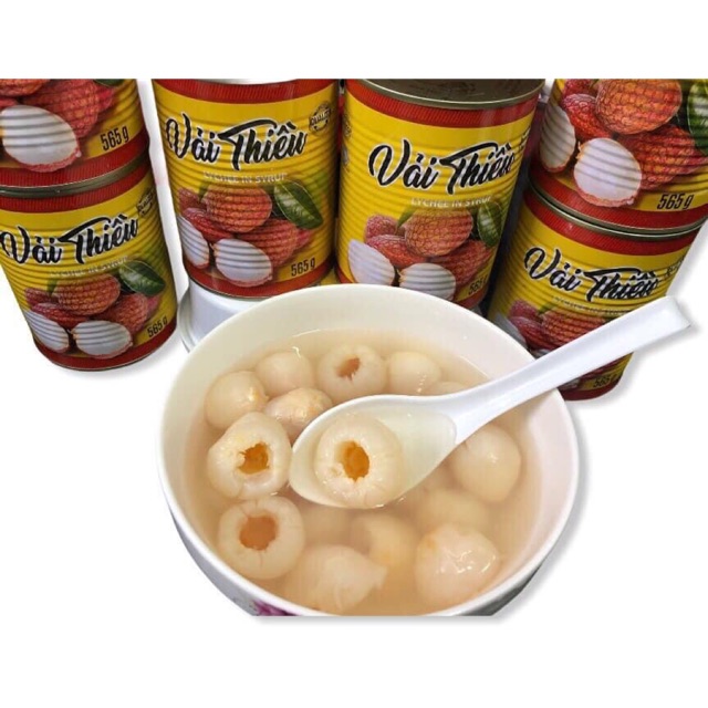 VẢI THIỀU, VẢI LON, TRÁI VẢI, LON VẢI, VẢI THỀU LON 565G | BigBuy360 - bigbuy360.vn