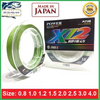 Dù câu cá x12 nhật bản pe power đủ size siêu bền siêu mịn