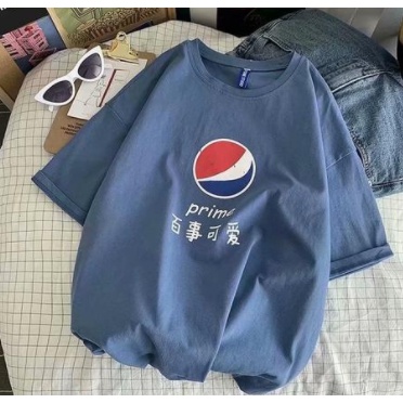 Áo thun tay ngắn cổ tròn dáng rộng in họa tiết graffiti phong cách đường phố Hàn Quốc dành cho nam size s-8xl