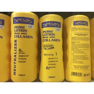 THUỐC UỐN NÓNG SEBAS , UỐN SETTING SEBAS 1000ML*2