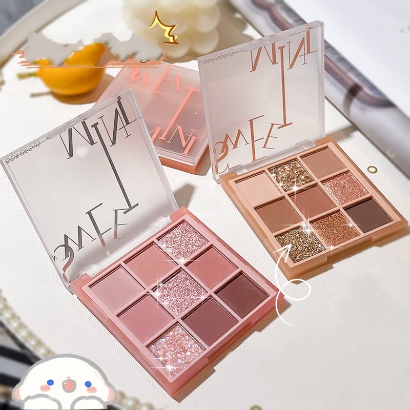 Bảng phấn mắt má 9 ô