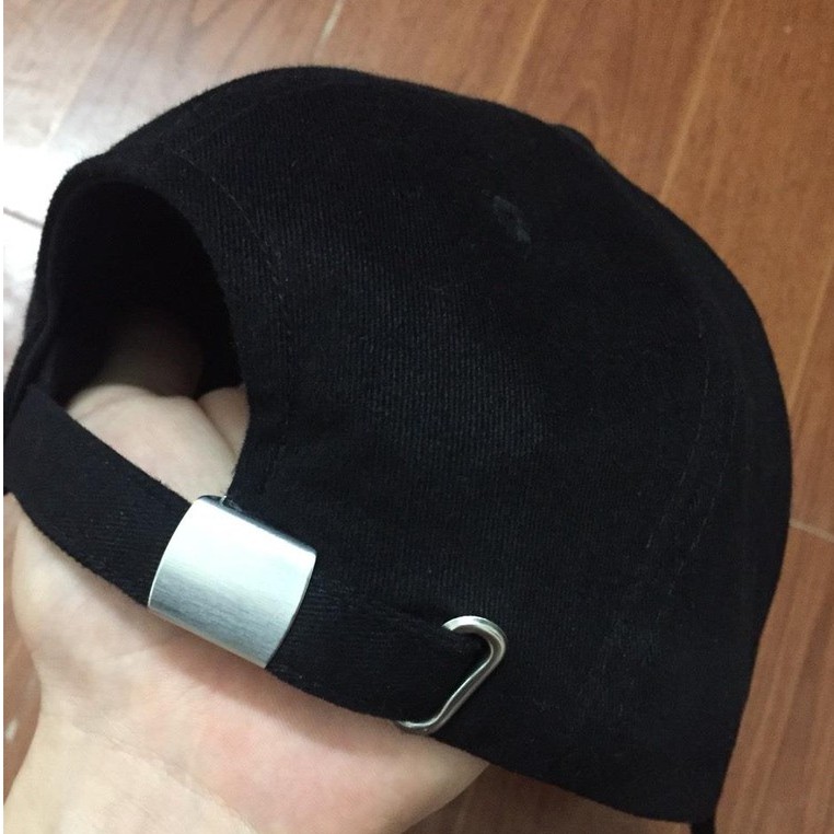 Mũ lưỡi trai, Nón kết xuất khẩu Zeni Store thêu nổi chữ &quot;R&quot; đen Siêu HOT Freeship, Full Hộp