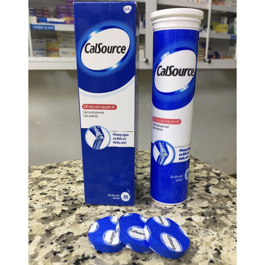 Calcium SANDOZ Tuýp/20 viên (Mẫu Mới)