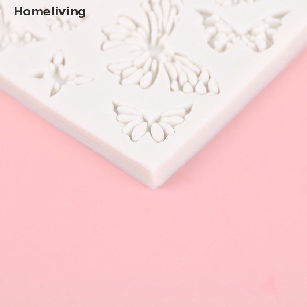 1 Khuôn Silicone Làm Bánh Hình Bươm Bướm DIY