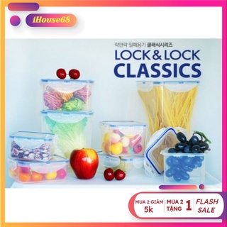 Bộ hộp bảo quản lock&lock classic 8ea - hpl822rjp16
