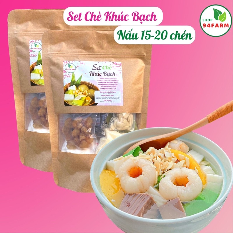 Set Chè khúc bạch Nấu 7-10 chén 94Farm