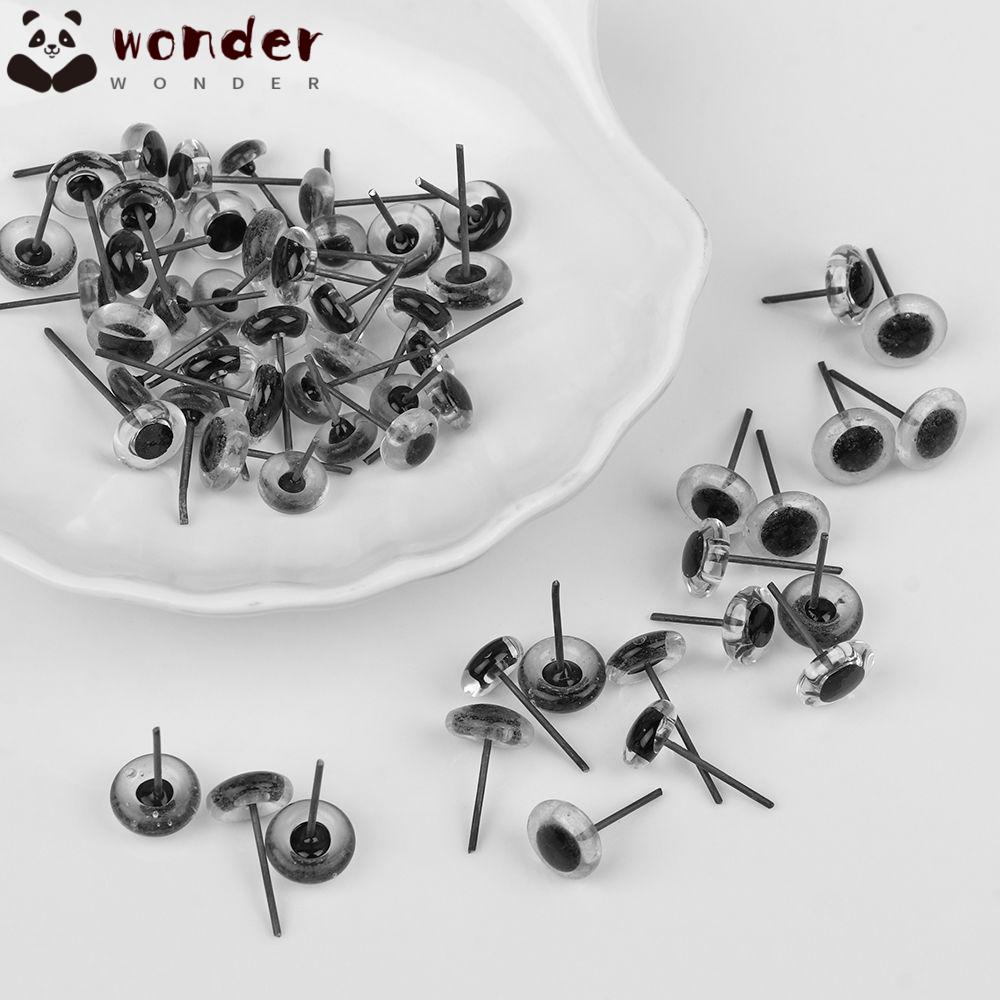 Set 20 Mắt Nhựa Trong Suốt 3/4/5/6/7/8/9/10mm Chuyên Dụng Làm Quà Giáng Sinh