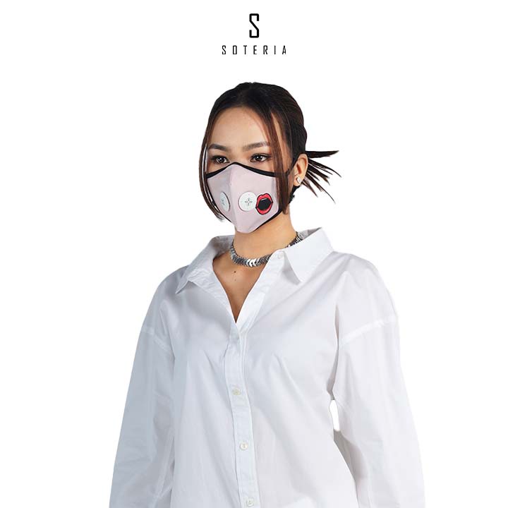 Khẩu trang tiêu chuẩn Quốc Tế SOTERIA Woa ST045 - Bộ lọc N95 BFE PFE 99 lọc đến 99% bụi mịn 0.1 micro- Size S,M,L