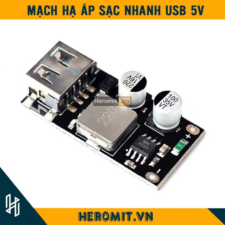 Mạch Sạc Nhanh QC 3.0 USB 5V