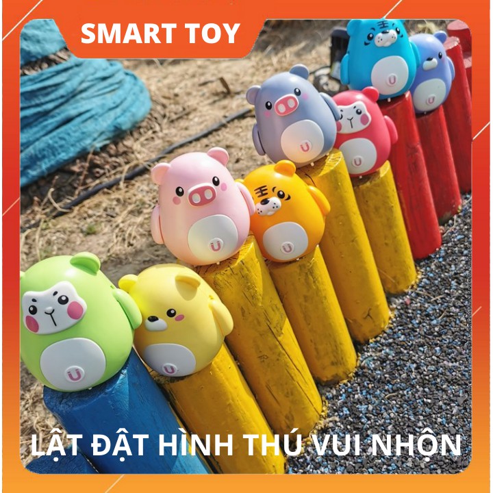 Đồ Chơi Smart Toy Cho Bé Lật Đật Hình Động Vật Chạy Bằng Pin Vui Nhộn