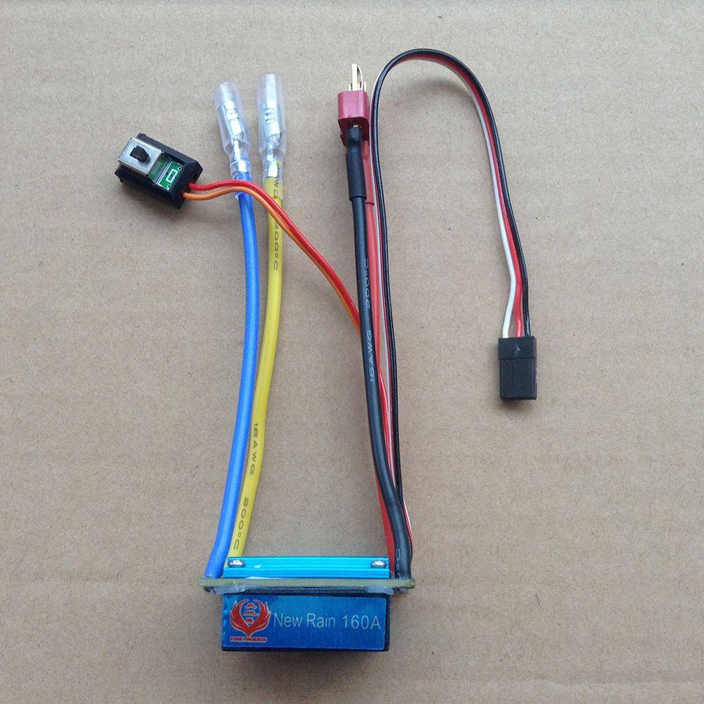 Bộ Điều Khiển Tốc Độ Điện Tử Cho Xe Tải Điều Khiển Từ Xa 1 / 12 5V 1A BEC 160A 3S T-Plug / XT60-Plug