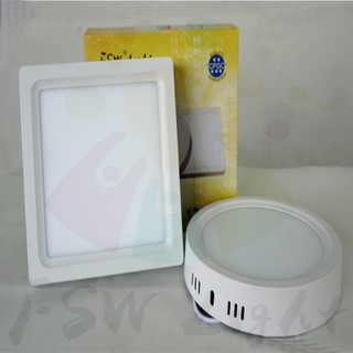 (HÀNG CHÍNH HÃNG)ĐÈN LED ỐP TRẦN NỖI,ĐÈN BAN CÔNG FSW VUÔNG TRÒN GIÁ RẺ 12W,18W,24W #DENBANCONG#DENOPTRANNOI